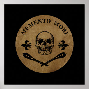 Latijnse uitdrukking - Grijp de dag - Memento Mori Poster