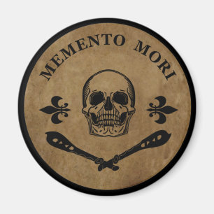 Latijnse uitdrukking - Pak de dag - Memento Mori S Magneet