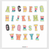 LATIJNSE VIBES - A-Z 2- STICKER (Vel)