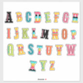 LATIJNSE VIBES - A-Z - STICKER (Vel)