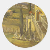 Latin Calm II Ronde Sticker (Voorkant)