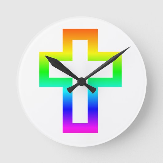 Latin Cross Ronde Klok (Voorkant)