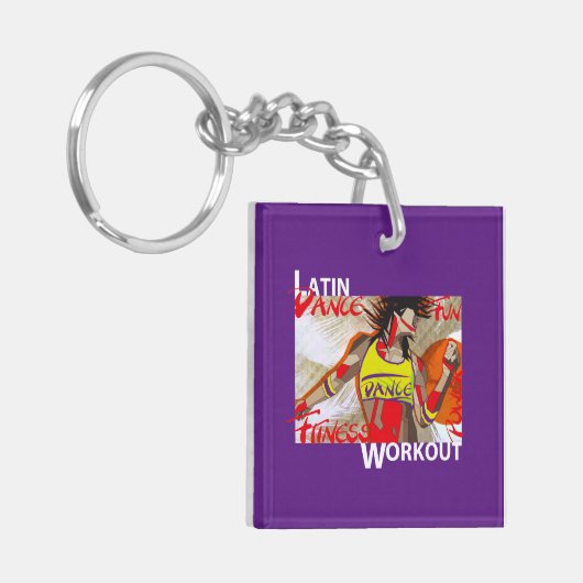 LATIN DANCE WORKOUT - Sleutelhanger (Voorkant Links)