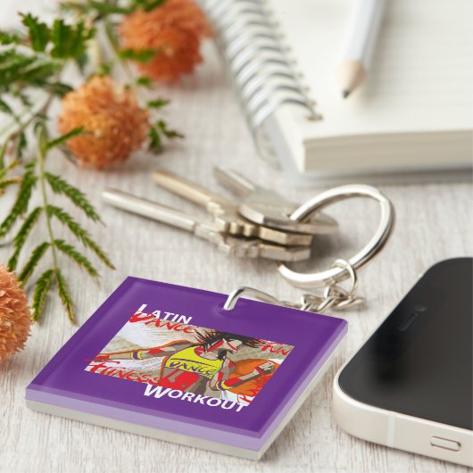 LATIN DANCE WORKOUT - Sleutelhanger (Voorkant Rechts)