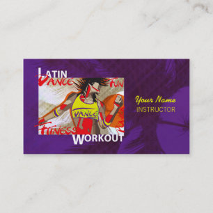 LATIN DANCE WORKOUT - Visitekaartje