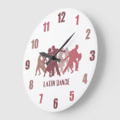 Latin Dancers Illustration Grote Klok (Hoek)