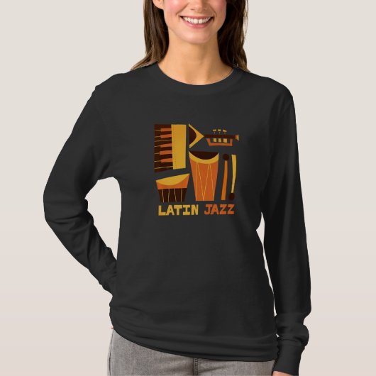 latin jazz muziek t-shirt (Voorkant)