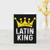 Latin King - Latin Dance Dancing Gift voor Ballroo Kaart (Gele Bloem)
