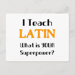 latin-les briefkaart