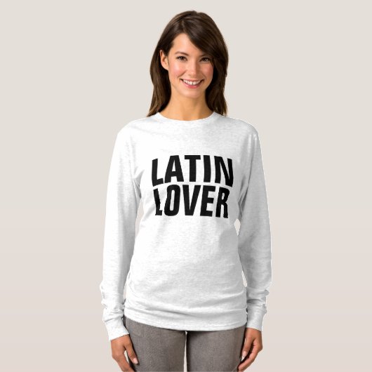 LATIN LOVER, LATINA T-shirts (Voorkant volledig)