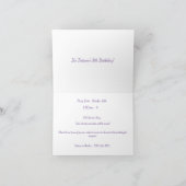 Latin Meisje Curls Paarse Jurk Verjaardagsuitnodig (Binnen)