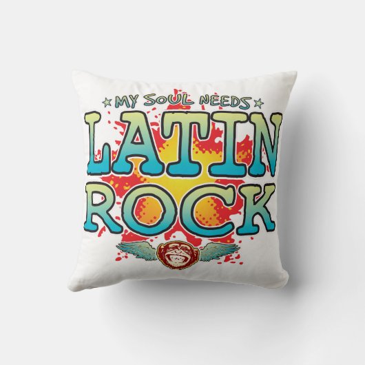 Latin Rock Soul Cushion Kussen (Achterkant)