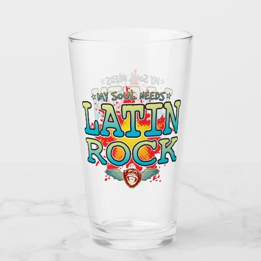Latin Rock Soul Glass Tumbler (Voorkant)