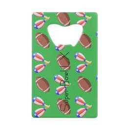 Latin-themed Football Creditkaart Flessenopener