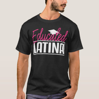 Latina Afstuderen geschenk opgeleid Spaans MSW Mas T-shirt