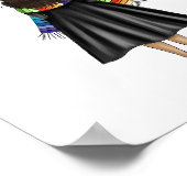 Latina Afstuderen met twee staten Afstuderen Poster (Hoek)