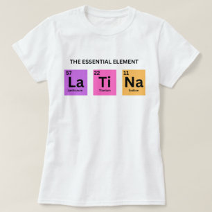 Latina cadeau T-shirt, Chicana shirts, Latina Powe T-shirt