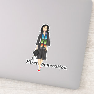 Latina First Generation Afstuderen Sticker