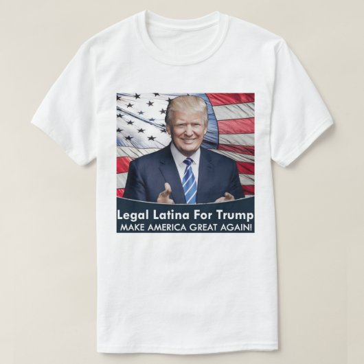Latina for Trump Shirt (Design voorkant)