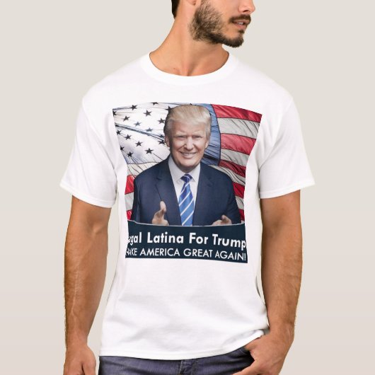 Latina for Trump Shirt (Voorkant)