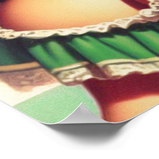  Latina Illustratie Poster (Hoek)