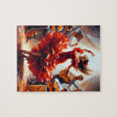 Latina Latin Flamenco Spaans Mexicaans Legpuzzel (Horizontaal)