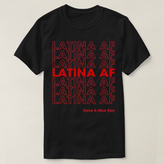 Latina, Latinas Pride Gift voor Latijnse vrouwen T-shirt (Design voorkant)