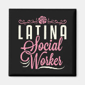 Latina maatschappelijk werker magneet (Voorkant)