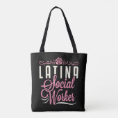 Latina maatschappelijk werker tote bag (Achterkant)