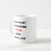 Latina moeder, geweldig koffiemok (Voorkant links)