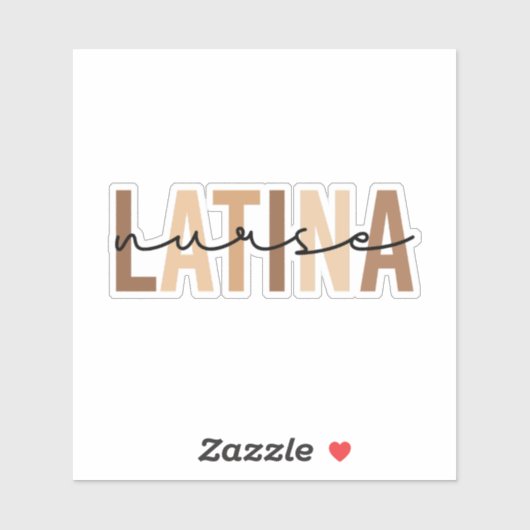 Latina Nurse Sticker (Vel)