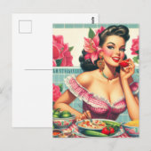  Latina Pin-Up Schilderen Briefkaart (Voorkant / Achterkant)