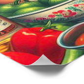  Latina Pin-Up Schilderen Poster (Hoek)