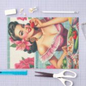  Latina Pin-Up Schilderen Tissuepapier (Craft)
