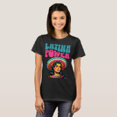 Latina Power Hispanic Heritage Month Shirt (Voorkant volledig)
