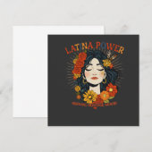 Latina Power - Spaans erfgoed ontwerp Kaart (Voorkant / Achterkant)