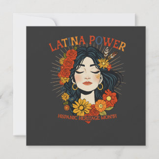 Latina Power - Spaans erfgoed ontwerp Kaart