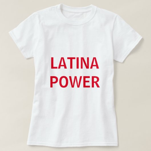 Latina Power T-shirt (Design voorkant)