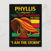 Latina Power Woman Flowers Hispanic Pride I Am Sto Feestdagenkaart (Voorkant)