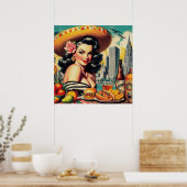  Latina schilderij Poster (Keuken)