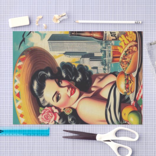  Latina schilderij Tissuepapier (Craft)