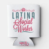 Latina Social Worker LCSW Latinx Hispanic Blikjeskoeler (Achterkant)