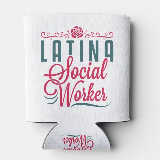 Latina Social Worker LCSW Latinx Hispanic Blikjeskoeler (Achterkant)
