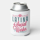 Latina Social Worker LCSW Latinx Hispanic Blikjeskoeler (Blikje Achterkant)