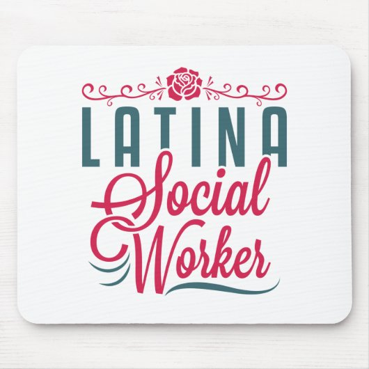 Latina Social Worker LCSW Latinx Hispanic Muismat (Voorkant)