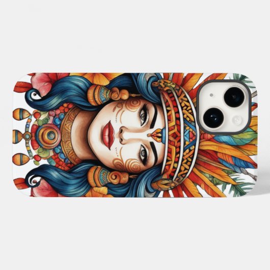 Latina vrouw Case-Mate iPhone case (Achterkant (horizontaal))