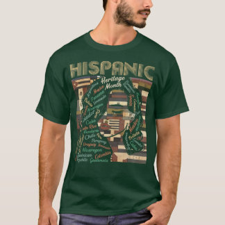 Latina Woman Art Hispanic Heritage Month T-shirt