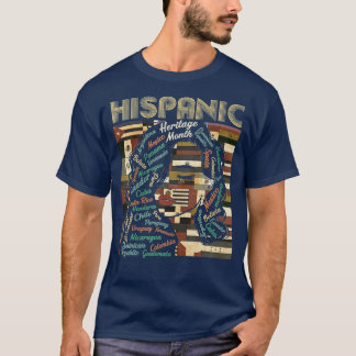 Latina Woman Art Hispanic Heritage Month T-shirt