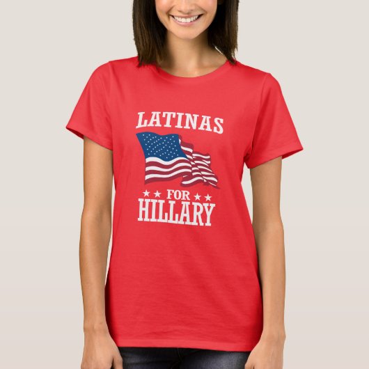 LATINA'S VOOR HILLARY T-SHIRT (Voorkant)