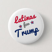Latina's voor Trump 2016 Ronde Button 5,7 Cm (Voorkant)
